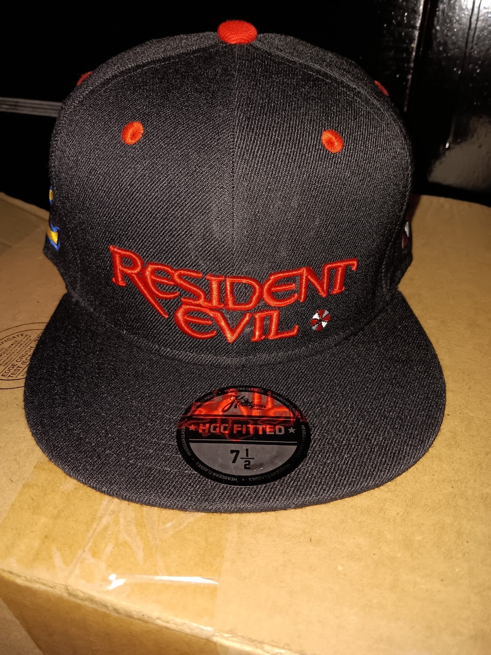Resident Evil Black & Red Fitted Cap